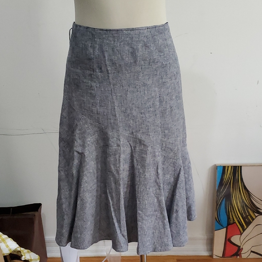 7th Avenue Elegant Gray Women's Skirt